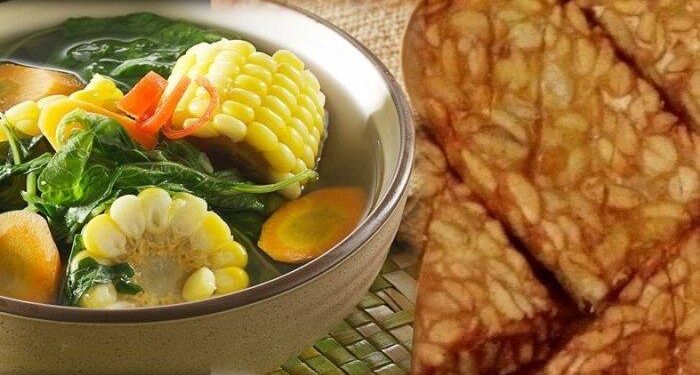 Tempe dan Sayur Asem