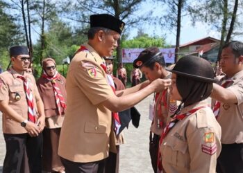 Jambore Pramuka Tingkat Penggalang Kota Pariaman Dibuka, Ini Harapan Pj Wali Kota
