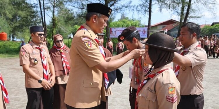 Jambore Pramuka Tingkat Penggalang Kota Pariaman Dibuka, Ini Harapan Pj Wali Kota