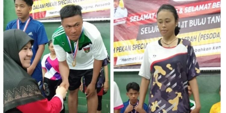 Atlet Bulu Tangkis SOIna Bukittinggi Tambah Dua Medali Emas di PeSODA 2024