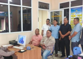 DPC PKB Kabupaten Dharmasraya resmi melaporkan mantan Sekjen DPP PKB, Muhammad Lukman Edy, ke Polres Dharmasraya, Rabu (7/8/2024) (Foto: Ist)