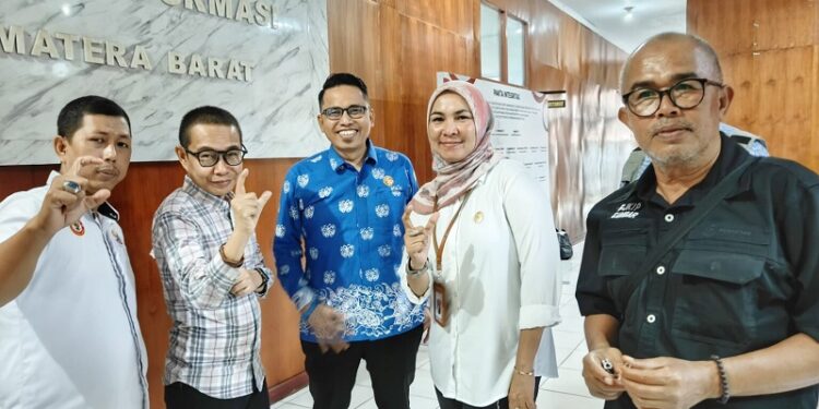 Komisioner KI Sumatera Barat perkuat sinergi dengan Perkumpulan Jurnalis Keterbukaan Informasi Publik (PJ-KIP) Sumbar (Foto: Ist)