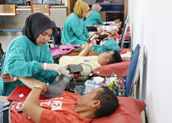 Sambut HUT ke-79 KAI, Divre II Sumatera Barat Gelar Donor Darah