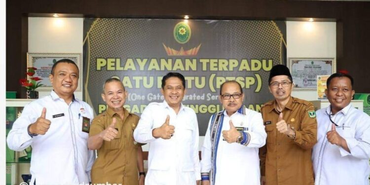 Evi Yandri Silaturahmi dengan Ketua Pengadilan Tinggi Padang