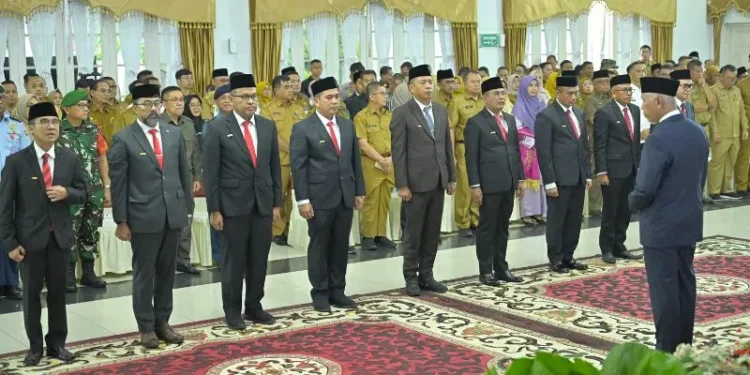 Lantaran Ikut Pilkada Serentak, Sembilan Pjs di Sumbar Dikukuhkan