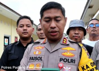 Kapolres Padang Pariaman, Ahmad Faisol Amir di Mapolres Padang Pariaman. Kamis, (19/09/2024) [foto : ist]