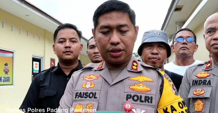Kapolres Padang Pariaman, Ahmad Faisol Amir di Mapolres Padang Pariaman. Kamis, (19/09/2024) [foto : ist]
