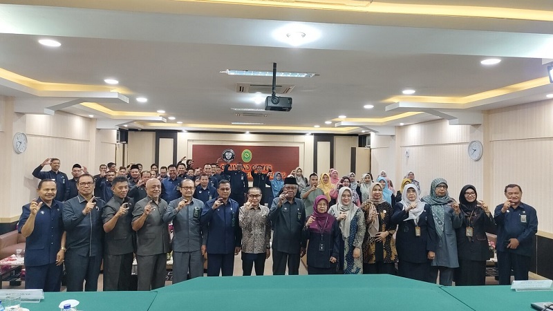 KI Sumbar Kkoordinasi dengan Lembaga Yudikatif Pengadilan Tinggi Agama dan Pengadilan Tinggi Negeri Padang (Foto: Ist)