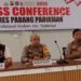 Pers conference Polres Padang Pariaman terkait pengembangan kasus pemwrkosaan dan pembunuhan Nia Kurnia Sari (18). Sabtu, (28/09/2024) [foto : sumbarkita]