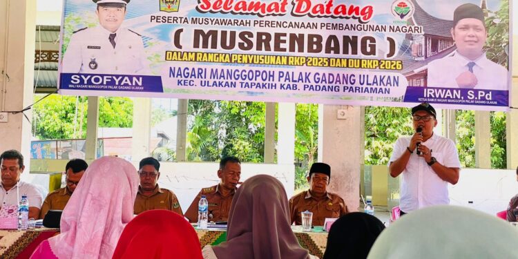 Legislator PKB Bertekad Perjuangkan Harapan Nagari Manggopoh