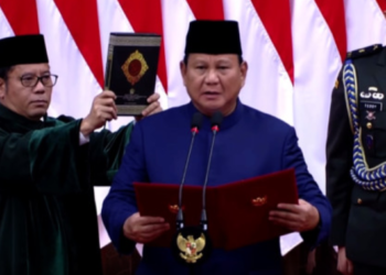 Resmi Dilantik, ini Sumpah dan Janji Prabowo – Gibran