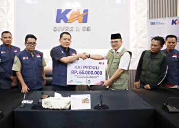 KAI Sumbar Telah Salurkan Bantuan TJSL Lebih Rp512,6 Juta