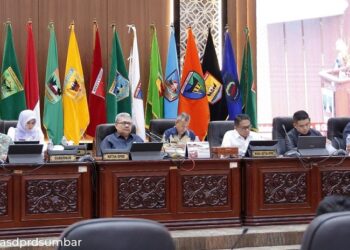 Rapat kegiatan pimpinan dan anggota DPRD Sumatera Barat (Foto: Ist)