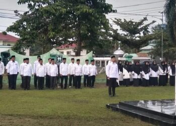 Upacara Peringatan Hari Kesaktian Pancasila, Kemenag Dharmasraya Tekankan Implementasi Nilai-nilai Pancasila