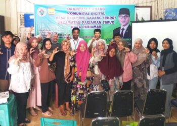 Orientasi RKDD Kampung Gadang Tingatkan Literasi Digital Masyarakat