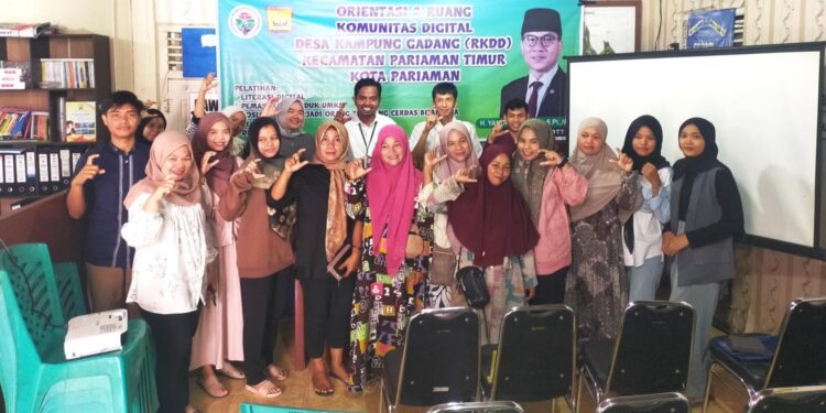 Orientasi RKDD Kampung Gadang Tingatkan Literasi Digital Masyarakat