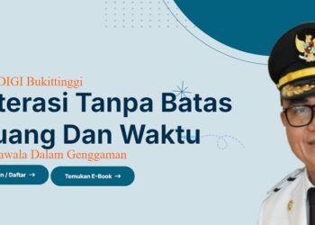 Keren! Kota Bukittinggi Resmi Miliki Perpustakaan Digital
