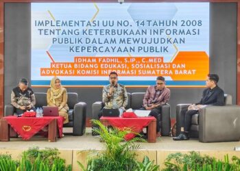 Komisioner Komisi Informasi Sumbar, Idham Fadhli (Foto: Ist)