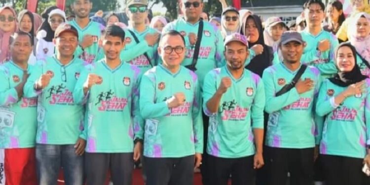 Optimalisasi Sosialisasi Pilkada, KPU Bukittinggi Gelar Jalan Sehat Pemilu Damai