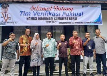 KI Sumbar Monitoring dan Evaluasi UU KIP di Dharmasraya