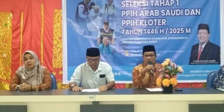Kemenag Dharmasraya Buka Seleksi Tahap I PPIH 2025