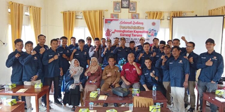 Tingkatkan Kapasiatas, Karang Taruna Nagari Kapau Alam Pauh Duo Gelar Pelatihan