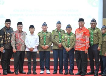 Gubernur Mahyeldi dan Wamendikdasmen Hadiri Pelantikan Kwartir Wilayah Hizbul Wathan Sumbar