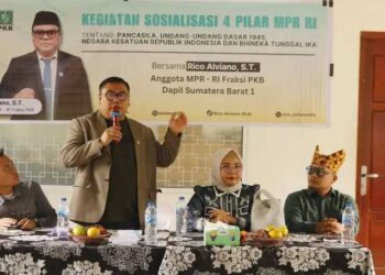 Rico Alviano Perkuat Kebangsaan Lewat Sosialisasi Empat Pilar di Sawahlunto