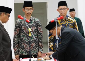 Al Amin Dilantik Jadi Pj Sekda Kota Bukittinggi