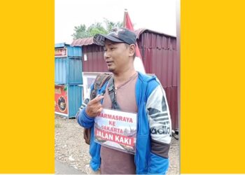 Viral! Warga Dharmasraya Jalan Kaki ke Istana Negara, Tagih Janji Penghapusan Utang UMKM