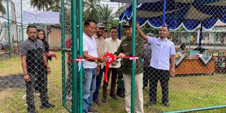 Open Turnamen Futsal Ophir Cup 1 Dimulai, Lapangan Futsal Kejorongan Ophir Diresmikan