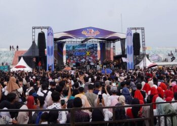 Konser Band Tipe-X Ramaikan HUT ke-21 Kabupaten Dharmasraya