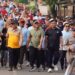 Ribuan Warga Ramaikan Jalan Santai HUT ke-21 Kabupaten Dharmasraya