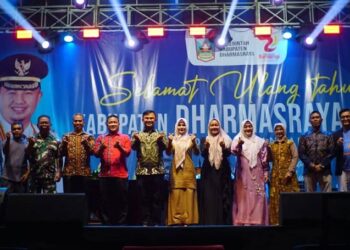 Sutan Riska Sampaikan Pidato Perpisahan ke Masyarakat Dharmasraya