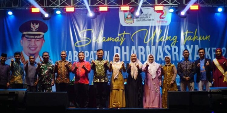 Sutan Riska Sampaikan Pidato Perpisahan ke Masyarakat Dharmasraya