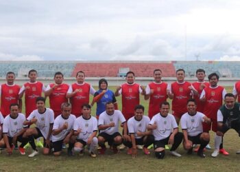 Pertandingan Sepak Bola Antarinstansi, DPRD Dharmasraya Tumbang 5-2