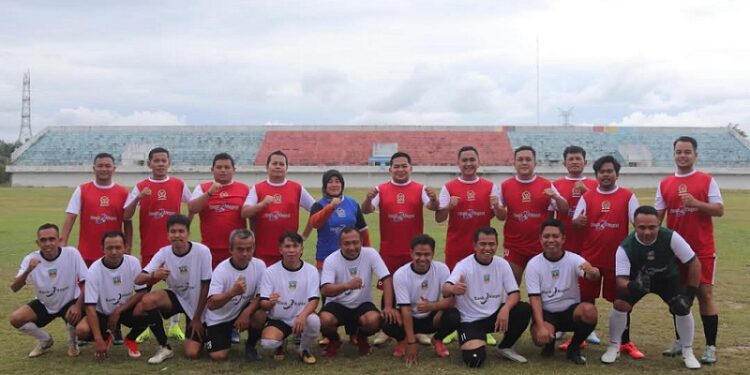 Pertandingan Sepak Bola Antarinstansi, DPRD Dharmasraya Tumbang 5-2