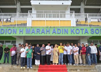 Gubernur Resmikan Stadion H. Marah Adin, Penghormatan untuk Tokoh Pendiri Kota Solok