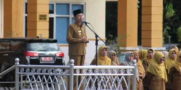 Gelar Apel Gabungan, Pemkab Pasbar Tekankan Efisiensi dan Perekrutan PPPK