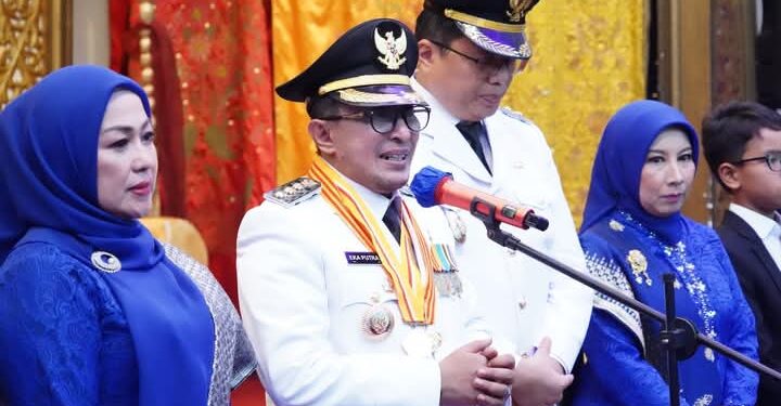 Bupati dan Wakil Bupati Tanah Datar 2025-2030 Resmi Dilantik