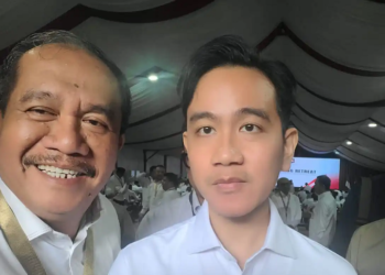 Bupati Asahan Taufik Zainal Abidin Siregar bersama Wakil Presiden Gibran Rakabuming Raka (Foto: Ist)
