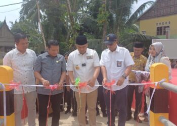Jembatan Gantung Nagari Siguntur Senilai Rp21,7 Miliar Diresmikan
