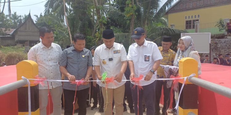 Jembatan Gantung Nagari Siguntur Senilai Rp21,7 Miliar Diresmikan