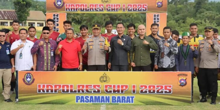Diikuti 16 Tim, Open Tournament Sepak Bola Kapolres Cup 2025 Disambut Antusias