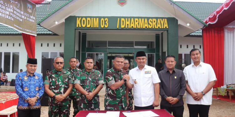 Serah Kantor Kodim Penghubung, Disiapkan Jadi Kodim Dharmasraya