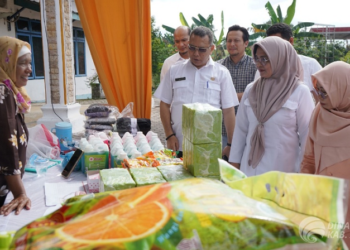 Dok: Kadis Ketapang Kabupaten Asahan Mengunjungi Stand GPM (Foto: Ist)