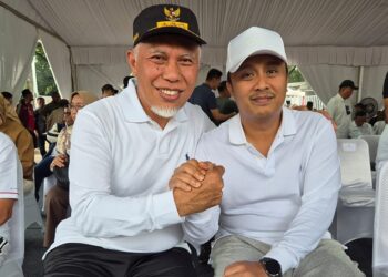 Gubernur dan Wagub Sumbar Hadiri Gladi Kotor di Monas, Kompak Pakai Baju Putih