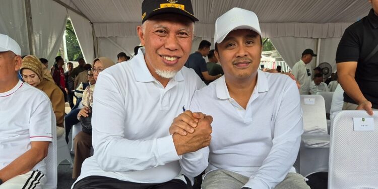 Gubernur dan Wagub Sumbar Hadiri Gladi Kotor di Monas, Kompak Pakai Baju Putih