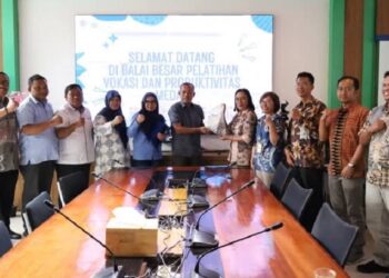 Disnaker dan anggota DPRD Kabupaten Asahan Kunker ke BBPVP Medan (Foto: Ist)