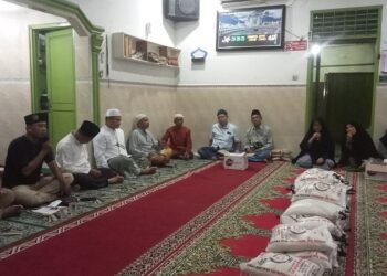 Pengurus Badan Keswadayaan Masyarakat (BKM) Musala At Taubah, Kelurahan Mutiara, Kecamatan Kota Kisaran Timur, Asahan (Foto: Ist)